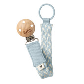 Bibs - Lantisor clip pentru suzeta, Baby Blue/Ivory