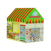 Cort de joaca pentru copii, supermarket, multicolor, leantoys, 3674, 103x93x69 cm