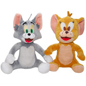 Set 2 jucarii din plus tom & jerry, 18 cm