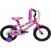 Bicicleta copii clermont candy 14  -roz
