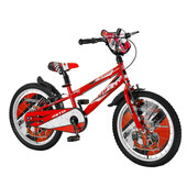 Bicicleta copii mito badkid, roti 20  , rosu-alb, 7-10 ani