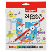 Set 24 creioane colorate Bruynzeel
