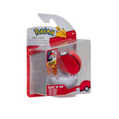 Pokemon - figurine clip n go, tepig & poke ball