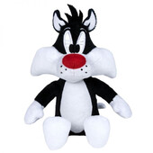 Jucarie din plus sylvester sitting, looney tunes, 16 cm