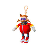 Sonic prime - jucarie de plus cu agatatoare, 15 cm, mr. dr. eggman, strip