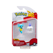 Pokemon - set figurine de actiune, litwick & horsea