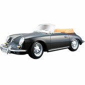 Macheta bburago bijoux porsche 356b cabriolet negru (1961), 1:24, 22078