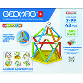 Set de constructie geomag 383, super color 42 piese