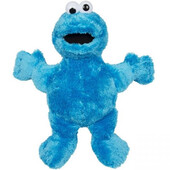 Jucarie din plus cookie monster, sesame street, 38 cm