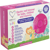Pila electrica de unghii pentru bebelusi, copii si mamici - roz easycare baby