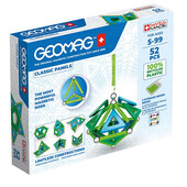 Geomag set magnetic 52 piese classic panels green line, 471