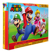 Nintendo mario - calendar cu surprize, regatul ciupercilor