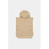 Prosop plaja - poncho copii din muselina absorbanta, apricot, babycosy