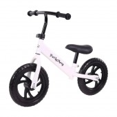 Bicicleta de echilibru fara pedale pentru incepatori,  2 - 5 ani, Alb