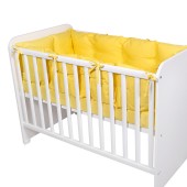 Set protectii laterale pentru pat 4 piese, 60x120 cm, yellow